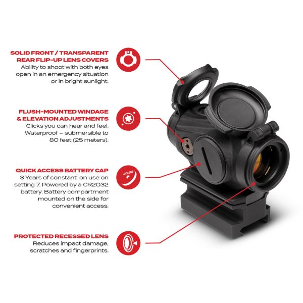 Duty RDS™ Red Dot Sight - One-piece 39mm Height Mount - Image 5