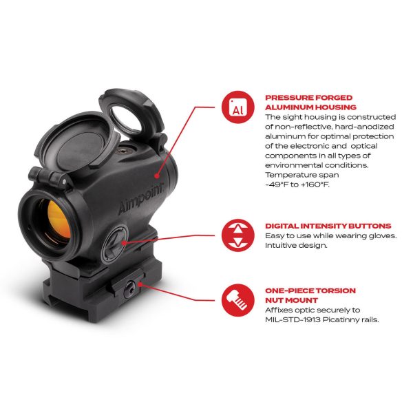 Duty RDS™ Red Dot Sight - One-piece 39mm Height Mount - Image 6